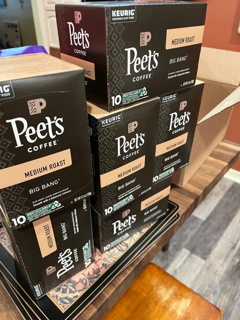 Medium Roast Peet’s Big Bang K-Cup Pods 60 pods total Fresh unopened - Picture 4 of 4